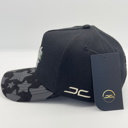 Black/Gray Rockstar Cap