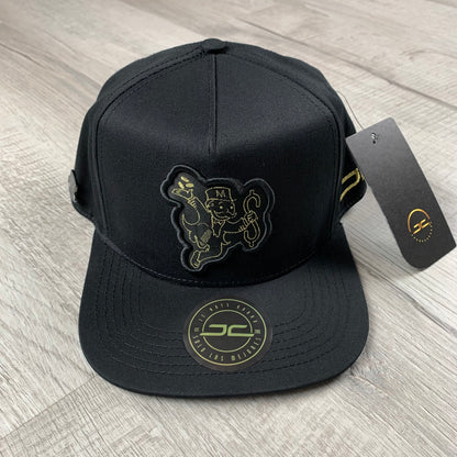 Black/Gold Monopoly Cap