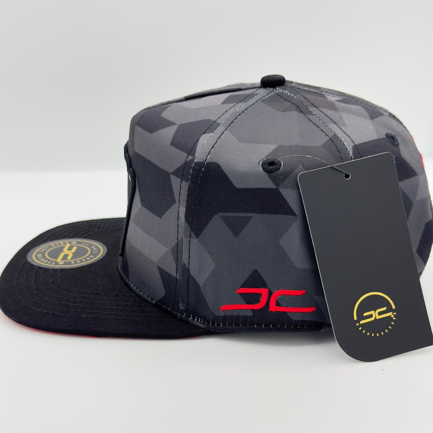 Gray Camo Poker Cap