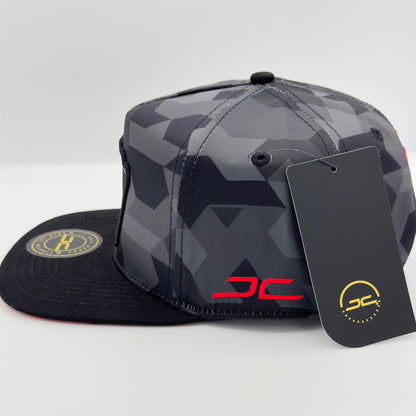Gray Camo Poker Cap