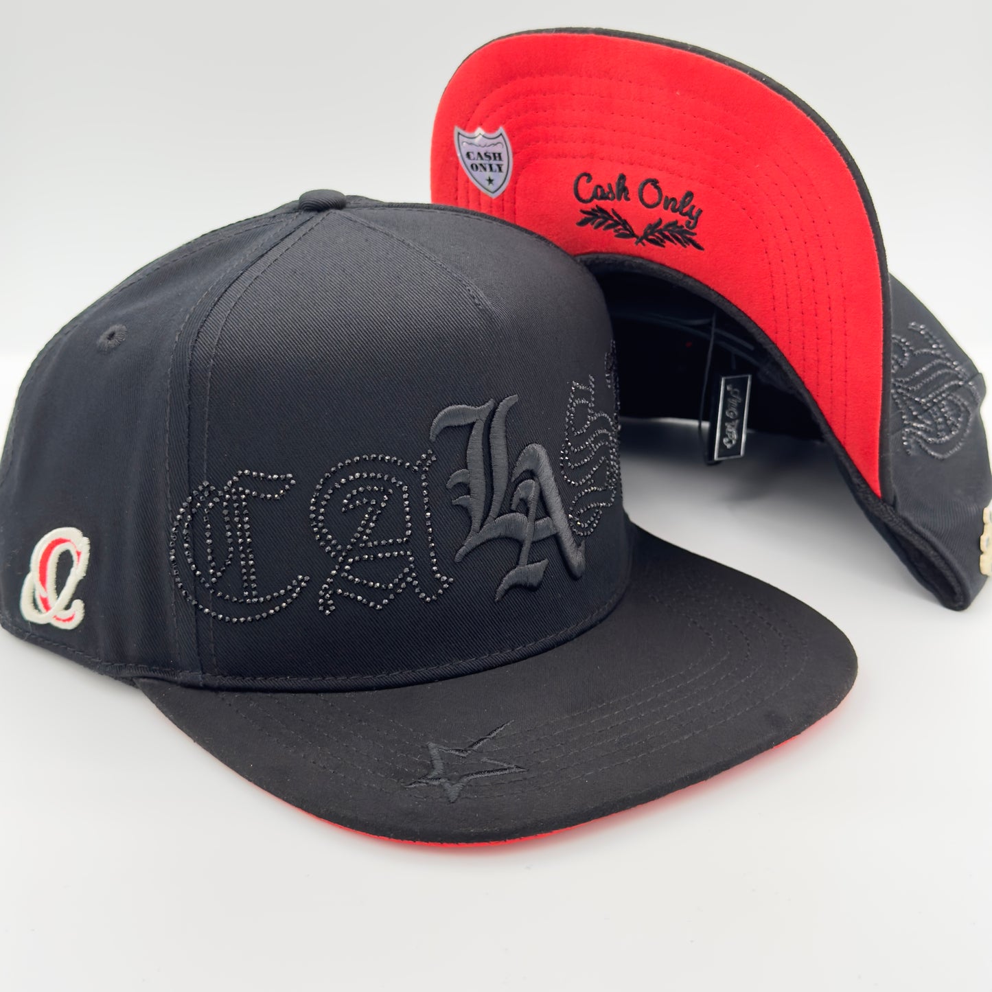 Special Edition Black/Red LA Flat Cap