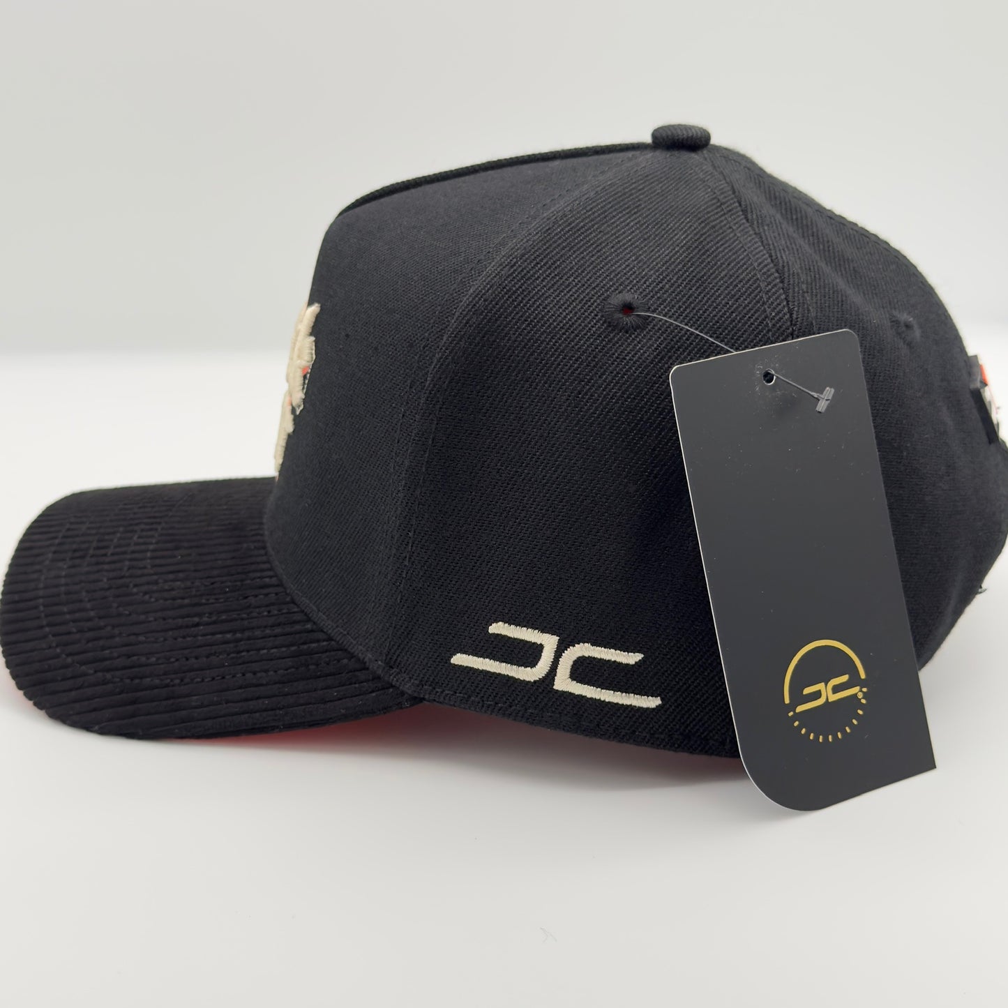 Black/Orange Rockstar Cap