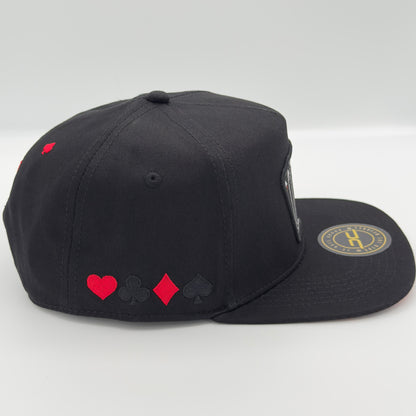 Black Poker Cap
