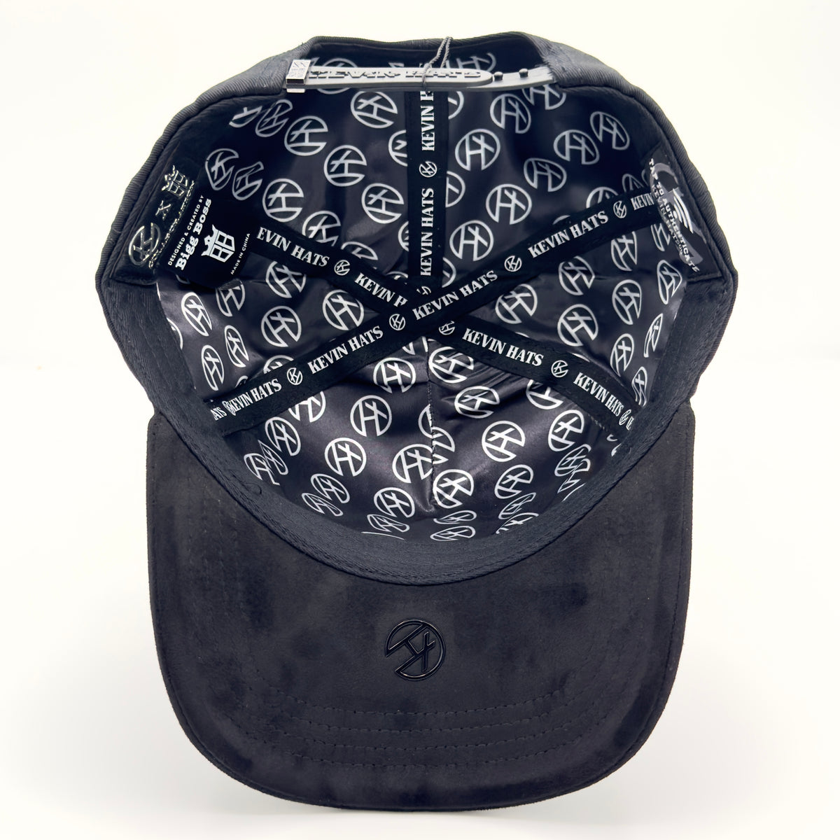 Three Crosses Semi-Curved Diamonded Cap