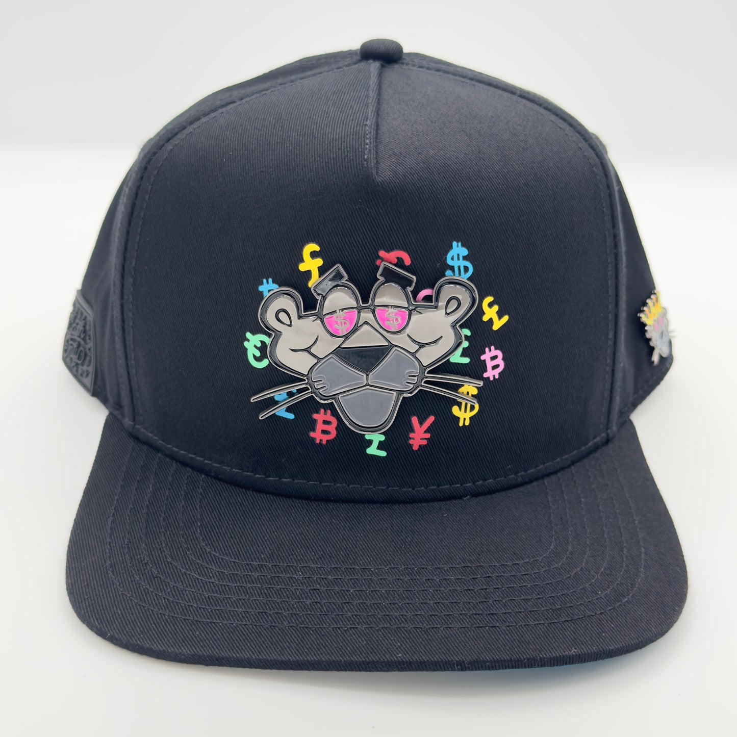Black/Blue Panther Cap