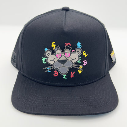 Black/Blue Panther Cap