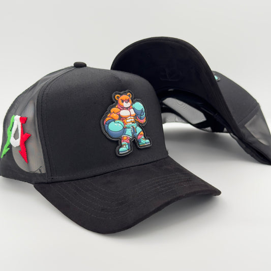 CA Boxing Bear Mesh Semi-Curved Cap