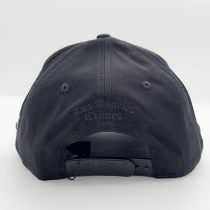 Black LA Smoking Semi-Curved Cap